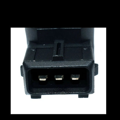 RENAULT MEGANE/KANGOO/SCENIC/TRAFFIC/FORD/NISSAN/VOLVO CRANK SENSOR 3 PIN SQUARE PLUG NO WIRE BENT PLUG 90 DEGREES