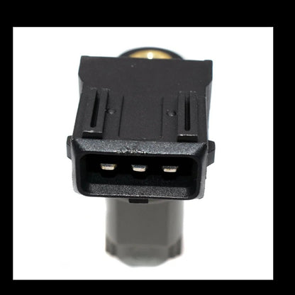 RENAULT MEGANE/KANGOO/SCENIC/TRAFFIC/FORD/NISSAN/VOLVO CRANK SENSOR 3 PIN SQUARE PLUG NO WIRE BENT PLUG 90 DEGREES